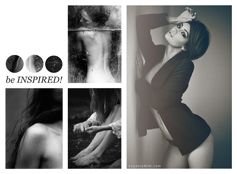 Moodboard ♥ inspiring black & white boudoir photography