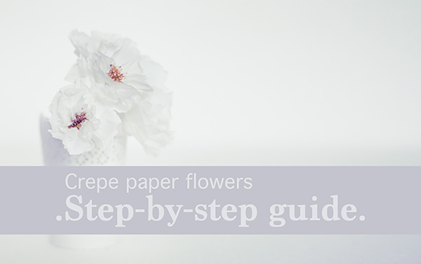 How to make crepe paper flowers